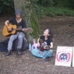 Sawas Phool members singing for the animals